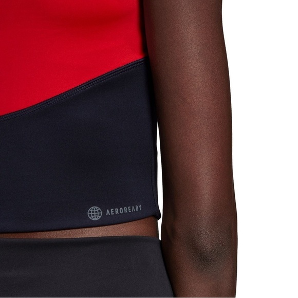 Women's adidas Colorblock 3-Stripes Crop Top NWOT - Picture 4 of 6